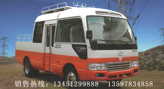 江淮6米10-11座柴油機(jī)電力工程車(國(guó)六）